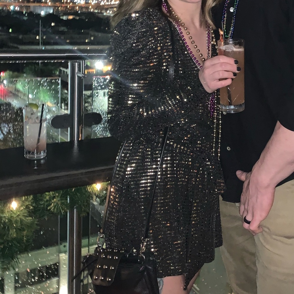 Sequined romper